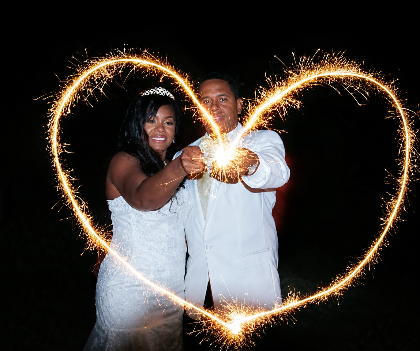 Sparkler Heart Send-Off