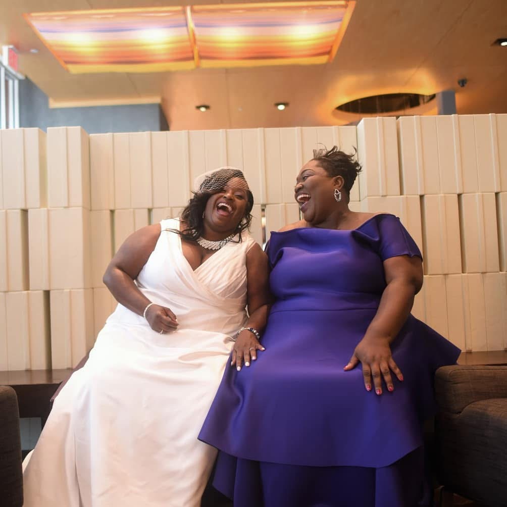 Bride & Best Friend, Unfiltered Joy